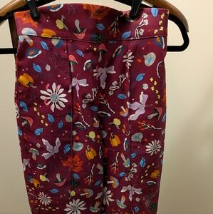 Pinup Girl Clothing Floral Patterned Pants